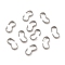 Non-Tarnish 304 Stainless Steel Quick Link Connectors, Chain Findings, Number 3 Shaped Clasps, Stainless Steel Color, 8x4x1.6mm