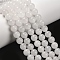 Natural Malaysia Jade Bead Strands, Round, 8mm, Hole: 1.0mm, about 48pcs/strand, 15 inch