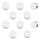 304 Stainless Steel Beads, Flat Round, Stainless Steel Color, 5x8mm, Hole: 2.5mm, 10pcs/box