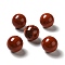 Natural Red Jasper Beads, No Hole/Undrilled, Round, 25~25.5mm