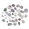 Raw Rough Natural Fluorite Nuggets Beads, for Tumbling, Decoration, Polishing, Wire Wrapping, Wicca & Reiki Crystal Healing, No Hole, 18~49x10~42x6~26mm, about 32pcs/1000g