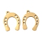 201 Stainless Steel Pendants, Horseshoe Charm, Golden, 17.5x14x1mm, Hole: 1.2mm