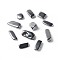Terahertz Stone Beads, No Hole/Undrilled, Nuggets, 13~50x8~45x4~16mm, about 300~465pcs/1000g