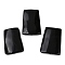 Natural Black Onyx(Dyed & Heated) Beads, Trapezoid, 39~41x28~30x6.5~7.5mm, Hole: 2mm