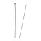Non-Tarnish 304 Stainless Steel Flat Head Pins, Stainless Steel Color, 45x0.8mm, Head: 1.8mm