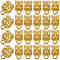 160Pcs Tibetan Style Alloy Tube Bails, Loop Bails, Cadmium Free & Lead Free, Golden, 11.5x6x8mm, Hole: 2mm, Inner Diameter: 4.3x4.4mm