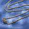 304 Stainless Steel Cable Chain Necklace Making, with Lobster Claw Clasps, Ion Plating(IP), Golden, 17.7 inch(45cm), 2mm