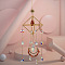 Carnelian Crystal Glass Sun Catcher Pendant, Rainbow Maker, DIY Garden & Home Decoration, 450~500mm