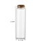 Glass Bottle, with Cork Plug, Wishing Bottle, Column, Clear, 4.7x15cm, Capacity: 200ml(6.76fl. oz)