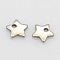 Tarnish Resistant Star 304 Stainless Steel Charms, Stainless Steel Color, 6x6x1mm, Hole: 0.5mm