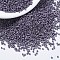 MIYUKI Delica Beads, Cylinder, Japanese Seed Beads, 11/0, (DB1174) Galvanized Matte Eggplant, 1.3x1.6mm, Hole: 0.8mm, about 100000pcs/500g