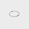 Stainless Steel Bamboo Joint Ring, Non-fading Fashion Ring, Stainless Steel Color, US Size 7(17.3mm)