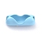 Brass Ball Chain Connectors, Light Sky Blue, 10x3.5~4mm, Hole: 3mm