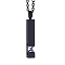 Stainless Steel Urn Ashes Necklace, with Glass Rhinestone Pendant Necklace for Women, Crystal, Pendant: 0.98x0.79x0.24 inch(2.5x2x0.6cm)