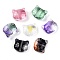 Transparent Glass Beads, Cat, Gradient Color, Mixed Color, 12x14x7mm, Hole: 1~1.2mm