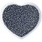 12/0 Transparent Glass Seed Beads, Grade A, Silver Lined Round Hole, Round, Gray, 2x1.5mm, Hole: 0.3mm, about 11200pcs/bag