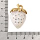 Подвески из акрила из нержавеющей стали 304 STAS-E549-03G-01-3