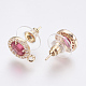 Серьги из граненого стекла GLAA-F084-B03-2