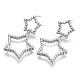 Серьги-гвоздики из латуни KK-N232-104P-NF-1