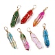 Подвески lampwork GLAA-T023-07A-2