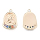 Латунные подвески из микро-паве KK-N216-578LG-1