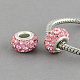 Полимерная глина класса Rhinestone Rondelle европейские шарики RB-S023-10-1