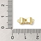 Латунные подвески из прозрачного кубического циркония KK-G499-14G-3