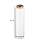 Стеклянная бутылка CON-WH0085-73H-1