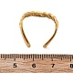 Открытые манжетные кольца из нержавеющей стали 304 RJEW-Q011-02G-3