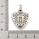 Латунные микропаве прозрачные подвески с фианитом KK-B099-01P-V-3