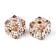 Ручной полимерной глины шариков Rhinestone CLAY-T022-03E-2