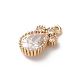 Подвески из латуни и стекла KK-C062-094G-2