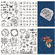 Эскиз рисунка на флизелиновой основе для вышивания DIY-WH0538-014-1