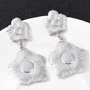 Серьги-гвоздики из нержавеющей стали 304 EJEW-G423-14P