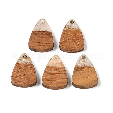 Подвески из смолы и дерева WOOD-S061-02G-1