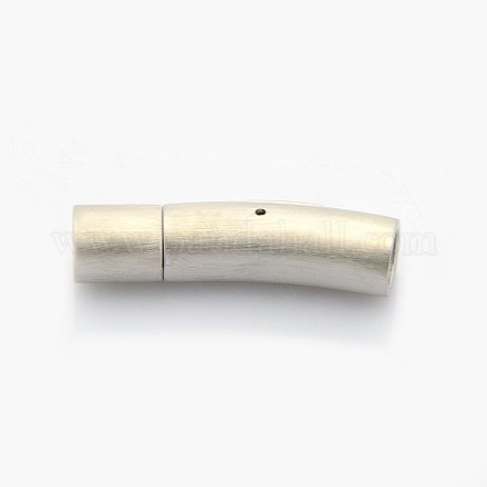 Застежки для ожерелий из матовой нержавеющей стали 304 STAS-I013-5mm-A-1