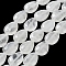 Natural Teardrop Quartz Crystal Beads Strands, Rock Crystal Beads, 17.5~18x13x6mm, Hole: 1.2mm, about 22pcs/strand, 15.24 inch(38.7cm)