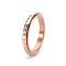 Rotatable Version Korean StyleRotatable Stainless Steel Finger Ring for Men, Rose Gold, US Size 7(17.3mm)