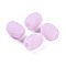 Opaque Resin European Jelly Colored Beads, Large Hole Barrel Beads, Bucket Shaped, Pearl Pink, 15x12.5mm, Hole: 5mm