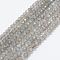 Natural Labradorite Bead Strands, Faceted, Round, 3mm, Hole: 0.5mm, about 120~124pcs/strand, 12.8 inch(325mm)
