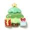 Christmas Opaque Resin Cabochons, for Jewelry Making, Christmas Tree, 25x23x7.5mm