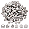 100Pcs 304 Stainless Steel Rhinestone Settings, Flat Round, Stainless Steel Color, Fit for 4mm Rhinestone, 6x2.5mm