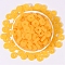 Plastic Linking Rings, Imatation Soft Candy, Donut, Yellow, 15x5mm