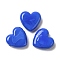 Handmade Lampwork Beads, Heart, Medium Blue, 20x20x7mm, Hole: 1.2~1.5mm