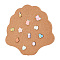 NBEADS Pin Display Cork Board, Shell Cork Brooch Board 0.5inch Thick Pin Board Wooden Bulletin Display Board Wall Mounted Cork Board for Brooch Pin Storage Office Home Decor, 12x11Inch