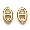 304 Stainless Steel Linking Rings, Oval, Golden, 14.5x9x2mm, Inner Diameter: 3.5mm
