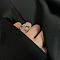 201 Stainless Steel Adjustable Cuff Rings for Women, Stainless Steel Color, 27.1mm, Inner Diameter: 18.6mm