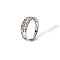 Hollow Design Stainless Steel Ring, Unique Women's Jewelry, Stainless Steel Color, US Size 9(18.9mm)