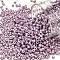 Cylinder Seed Beads, Opaque Colours Luster, Uniform Size, Lilac, 2x1.5mm, Hole: 0.8mm, about 40000pcs/bag, about 450g/bag