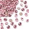 Preciosa® MAXIMA Crystal Round Stones, Czech Crystal, Dura Foiling, Round(431 11 615 Chaton), 70020 Light Rose, SS10/PP21(2.7~2.9mm)